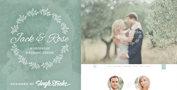 Plantilla de WordPress: Jack and Rose