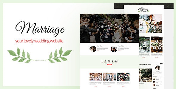 Plantilla de WordPress: Marriage